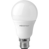 9.5 Watt B22 Frosted Globe (60w) 