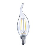 2 Watt E14 Filament LED Bent Tip Candle (25w)