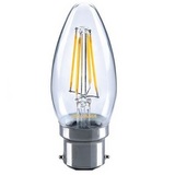 4 Watt B22 Filament LED Candle (40w) 2700k Warm White