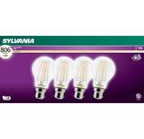 4 Pack 7W Sylvania Clear Globes 