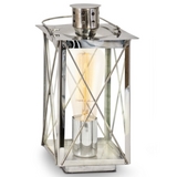 Donmington Chrome/Glass Table Lantern