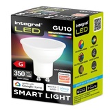 SMART GU10 BULB 350LM 4.9W RGBW 2700K to 6500K TUYA CONTROL 100 BEAM