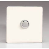 Dimmer Switch 1 Gang White/Chrome