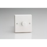 Dimmer Switch 1 Gang White 10-300W (Max 30 LEDs)