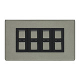 4 Gang Dimmer 210W Stainless Steel