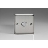 1-Gang 2-Way Matt Chrome LED Dimmer