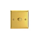 1-Gang 2-Way Victorian Brass LED Dimmer