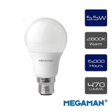 Megaman Classic Opal 5.5w Frosted 