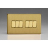 6 Gang 10A 1 or 2 Way Rocker Switches 