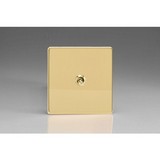 1-Gang 10A Toggle Switch - Polished Brass