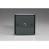 1-Gang 10A Toggle Switch - Iridiam Black