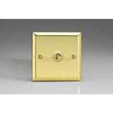 1-Gang Intermediate Toggle - Victorian Brass