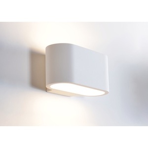 INDOOR DECORATIVE PAINTABLE GYPSUM CHANIA WALL LIGHT