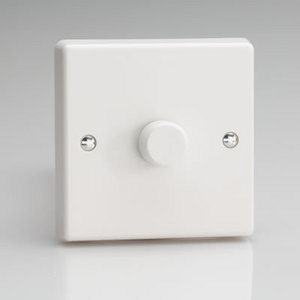 Varilight V-Pro LED Dimmer 1 Gang White