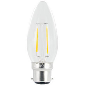 2W B22 (Bayonet Cap) Filament Candle (25w)