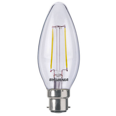 2.1 Watt B22 Filament LED Candle (25w)