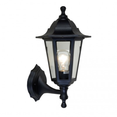 Lutec Wall Lantern Black Lutec Wall Lantern Black