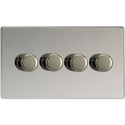Dimmer Switch 4 Gang Chrome