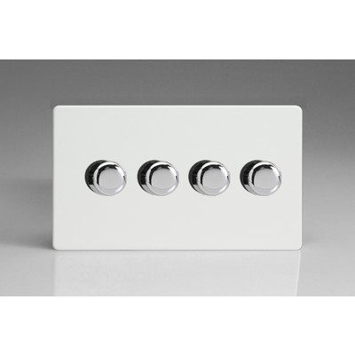 4 Gang 2-Way Push on/Off Rotary dimmer Switch
