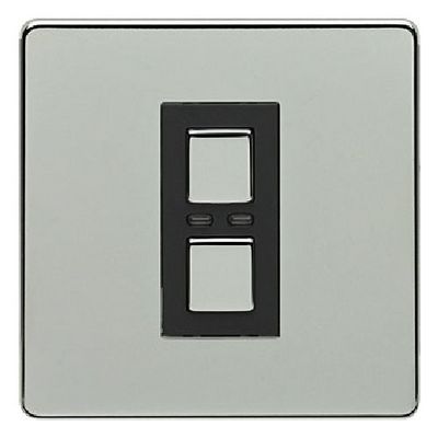 1 Gang Dimmer 250W- Chrome