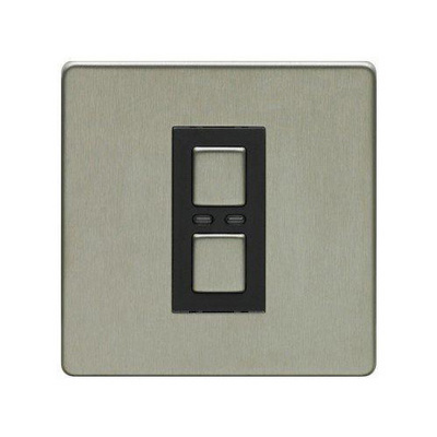 1 Gang Dimmer 250W- Stainless Steel