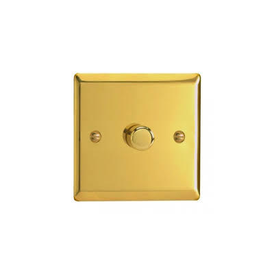 1-Gang 2-Way Victorian Brass LED Dimmer