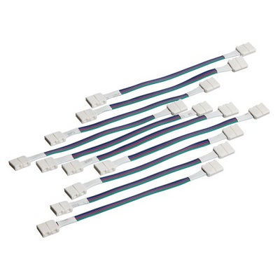 Pack of 10  Twin Push Connectors for LED Strip Light