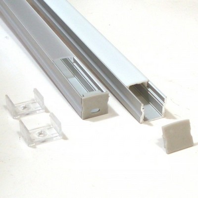1 Metre Aluminium Surface Mounted Profile
