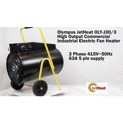 Olympus 30kW 415V Commercial / Industrial Electric Fan Heater