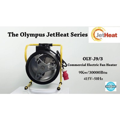 Olympus 9kW 415V Commercial / Industrial Electric Fan Heater Olympus 9kW 415V Commercial / Industrial Electric Fan Heater