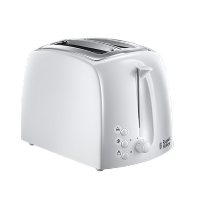 Russell Hobbs White 2 Slice Toaster