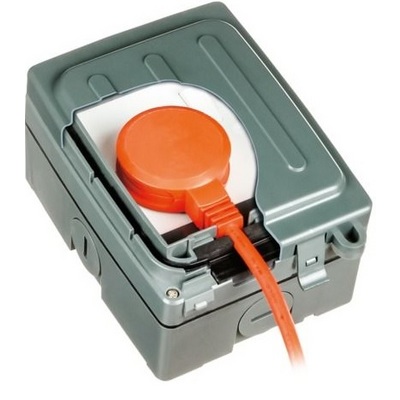 Weathersafe Single Gang Switch Socket 