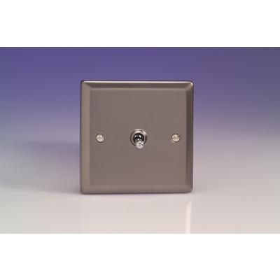 1-Gang 10A Toggle Switch - Pewter