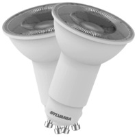 2 X 4.2 Watt Sylvania 75mm Long GU10 3000k (50w)