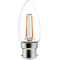 4 Watt B22 Filament LED Candle (40w) 2700k Warm White