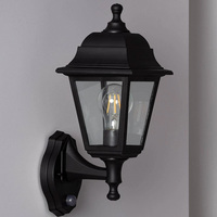 LIMA Black PIR Wall Lantern