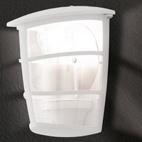 Aloria Half Wall Light IP44 White