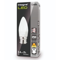 CANDLE BULB B22 250LM 3.4W NON-DIM 