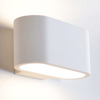 INDOOR DECORATIVE PAINTABLE GYPSUM CHANIA WALL LIGHT