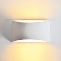 INDOOR DECORATIVE PAINTABLE GYPSUM GALATSI WALL LIGHT