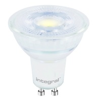 GLASS GU10 BULB 400LM 3.6W 2700K NON-DIMM 36 BEAM INTEGRAL