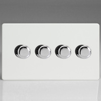 4 Gang 2-Way Push on/Off Rotary dimmer Switch