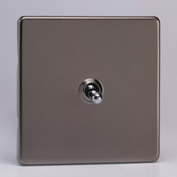 10A Toggle Switch - Pewter 1-Gang