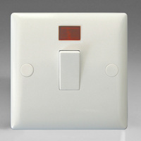 1-Gang 20A Double Pole Rocker Switch + Light