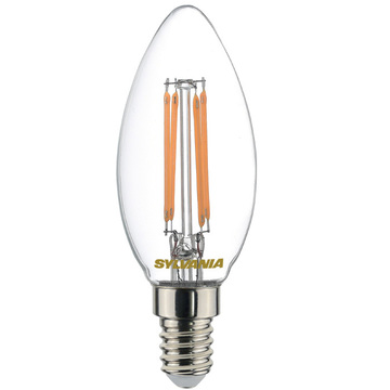 4 Pack 4.5W Sylvania Clear Candles  Image