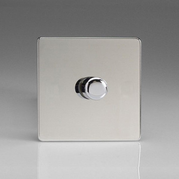 Varilight V-Pro Dimmer 1 Gang Polished Chrome Image
