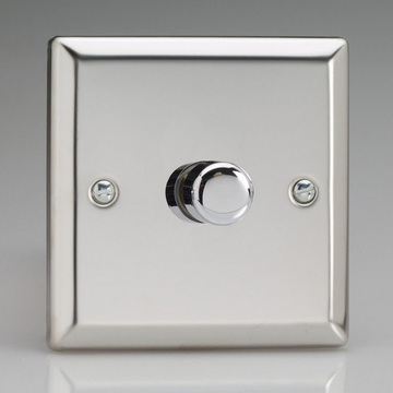 1-Gang 2-Way Mirror Chrome LED Dimmer Image