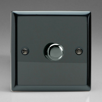 1-Gang 2-Way Iridiam Black LED Dimmer Image