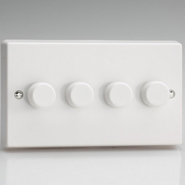 Varilight V-Pro Dimmer 4 Gang Premium White Image
