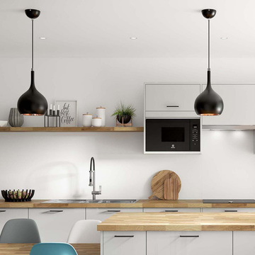 Parma COB Black Pendant Light 8W 4000k Image
